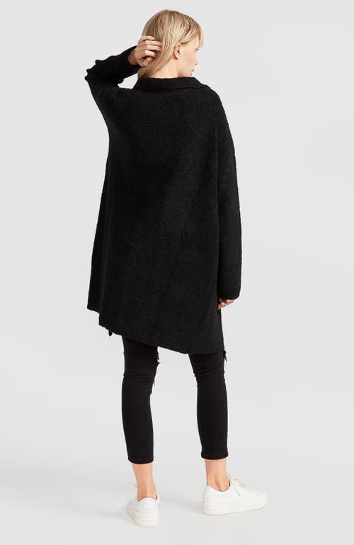 Belle & Bloom Days Go By Sustainable Blazer Cardigan In Black