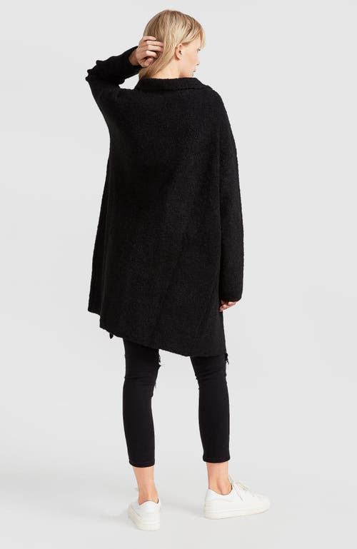 Shop Belle & Bloom Days Go By Sustainable Blazer Cardigan In Black