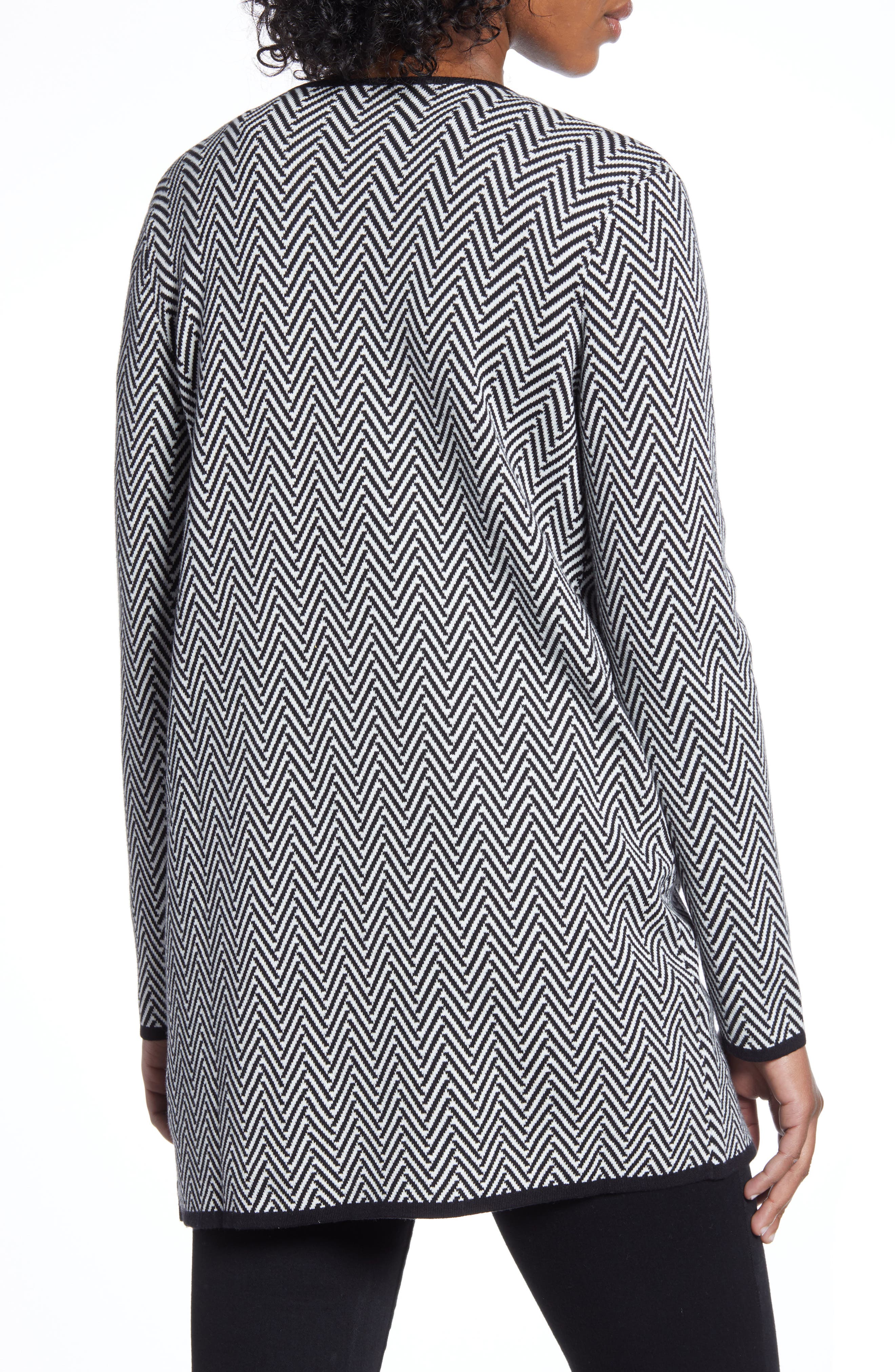 vince camuto herringbone cardigan