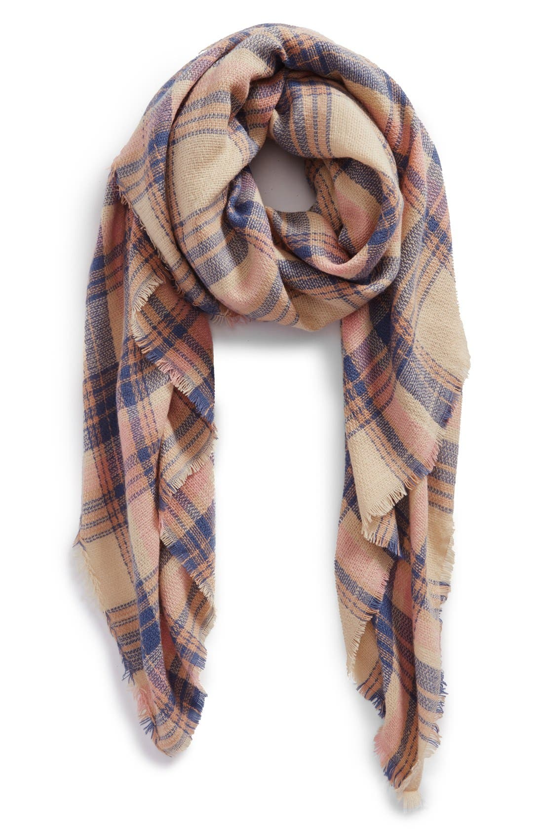 BP. Pretty Plaid Oblong Scarf Nordstrom