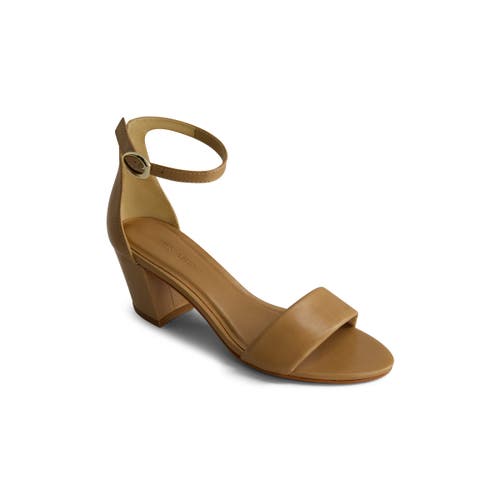Bernardo Footwear Bowie Ankle Strap Heeled Sandal In Sand