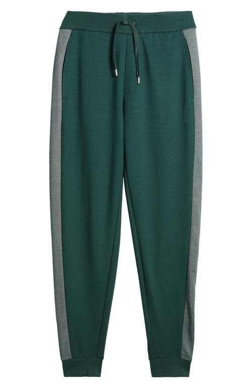 Shop Hugo Boss Boss Tracksuit Lounge Joggers In Open Green