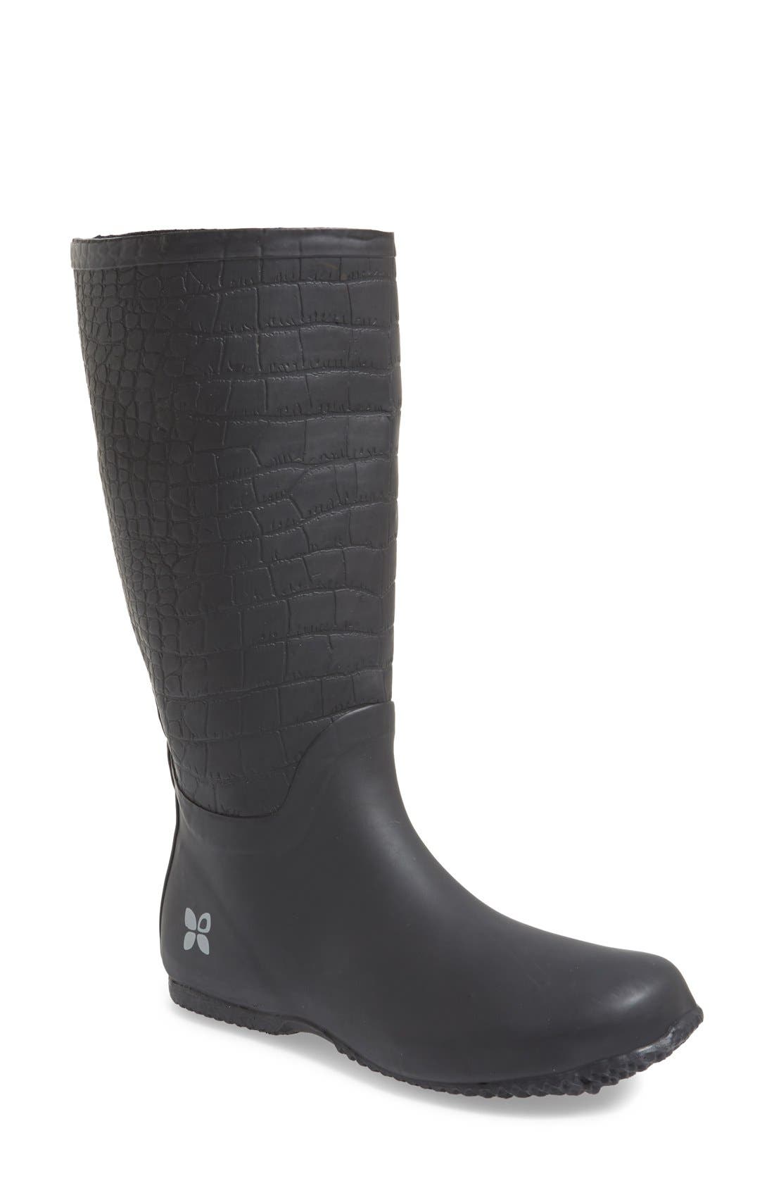 butterfly rain boots womens
