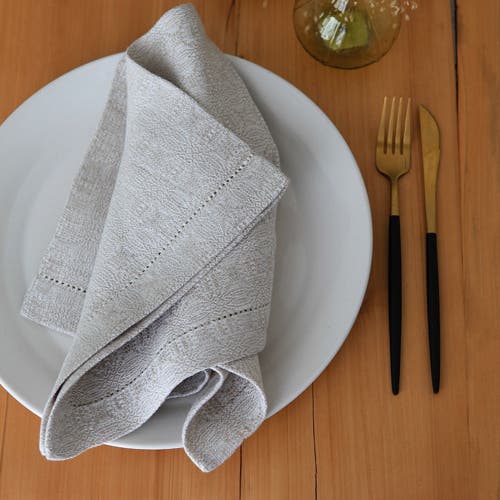 Mungo Cloverleaf Napkins In Natural