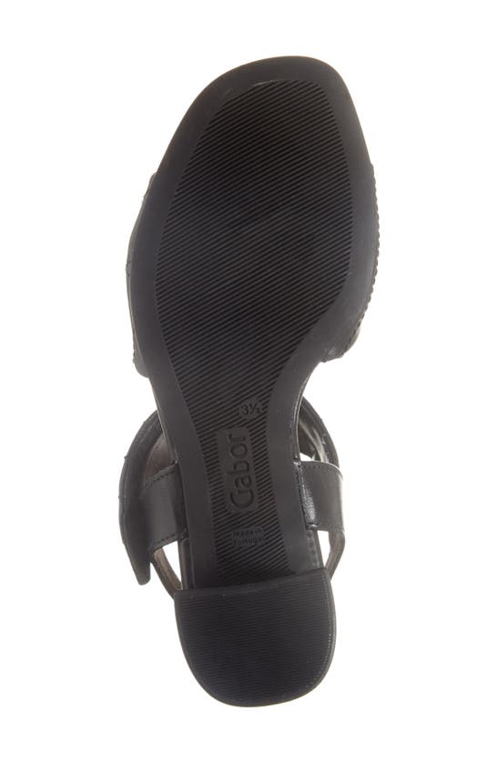 Shop Gabor Quilted Block Heel Sandal In Black
