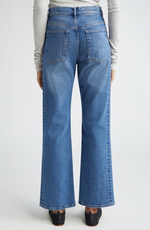 Shop Proenza Schouler Jasper Flare Jeans In Medium Blue