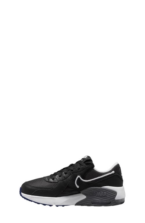 Shop Nike Kids' Air Max Excee Sneaker In Black/white/dark Grey