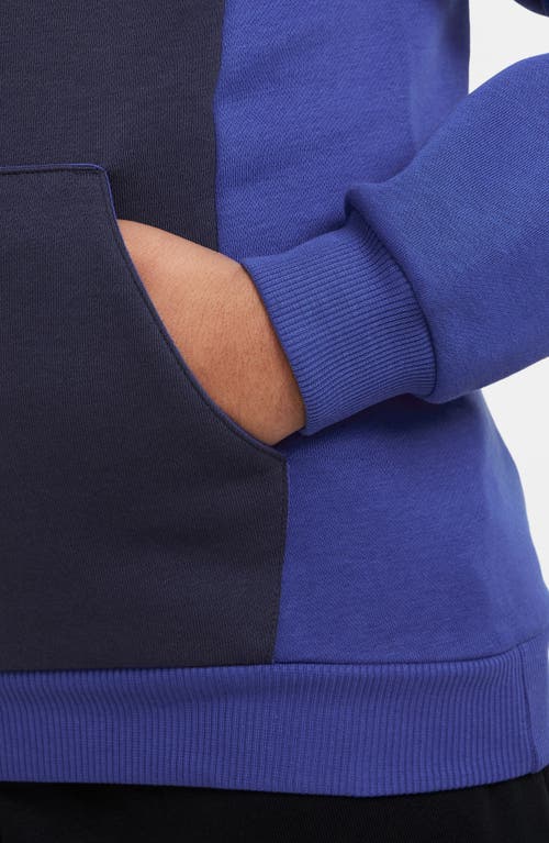 Nike Kids' Air Hoodie In Midnight Navy/royal/sail