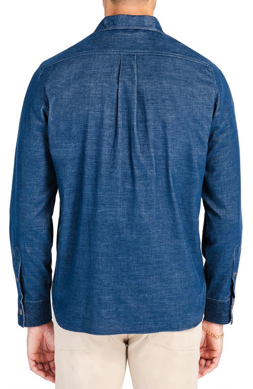 Brooklyn Brigade Denim Shirt Jacket In Navy
