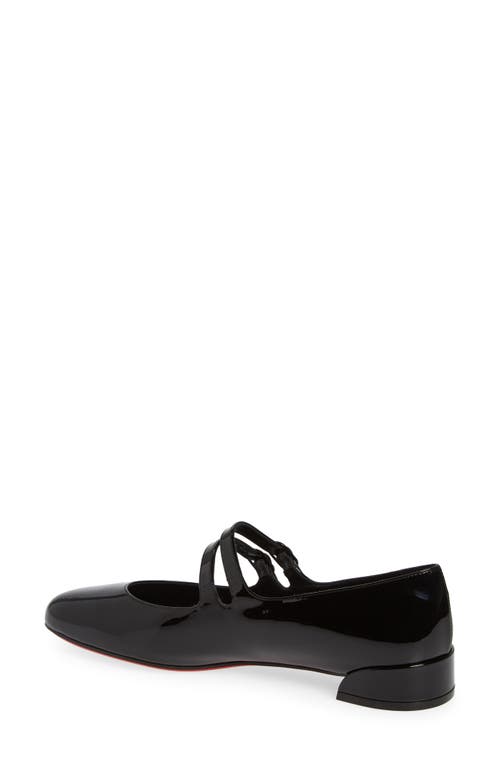 Christian Louboutin Flats In Black/red
