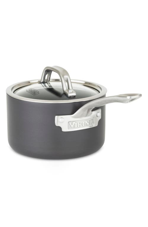 Viking 1-Quart Hard Anodized Nonstick Saucier Pan with Lid in Dark Grey at Nordstrom