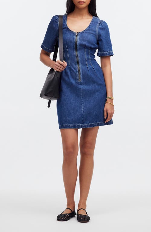 Madewell Denim Darted Minidress Pixie Wash at Nordstrom,