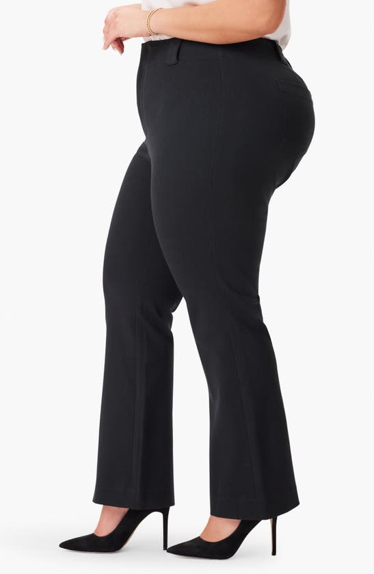 Nic + Zoe Plaza Demi Bootcut Ankle Pants In Black Onyx