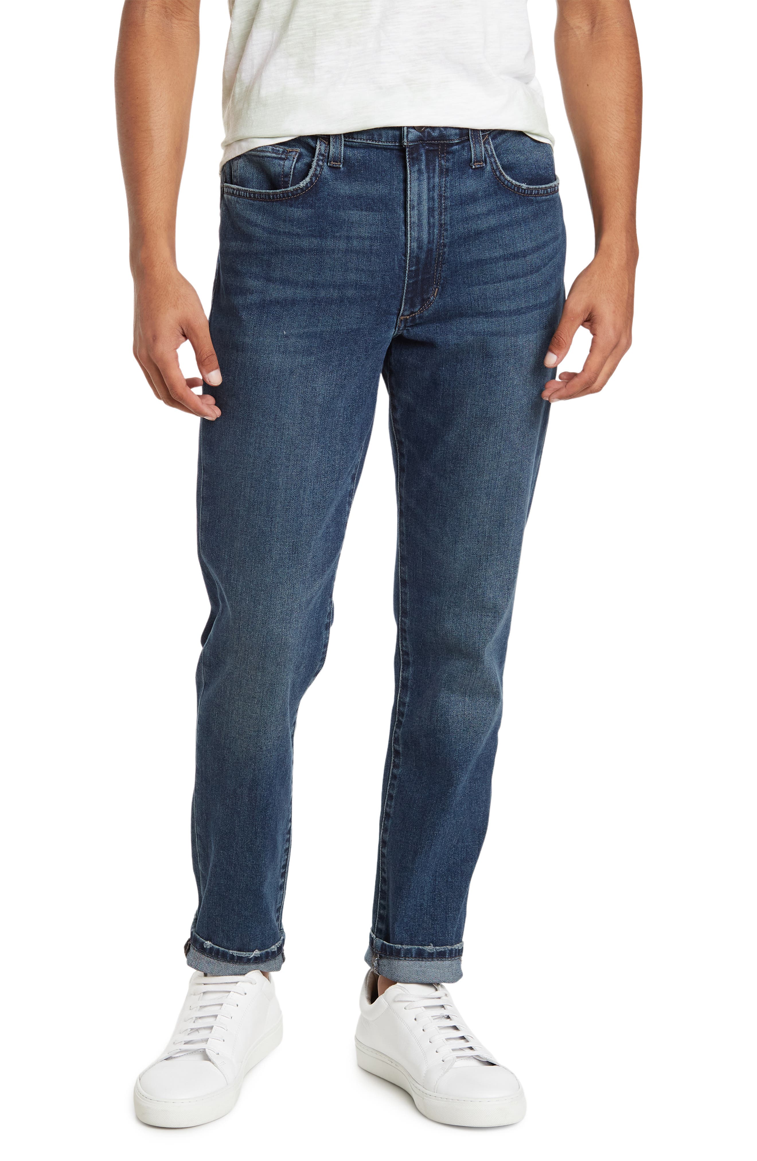 stretch athletic jeans