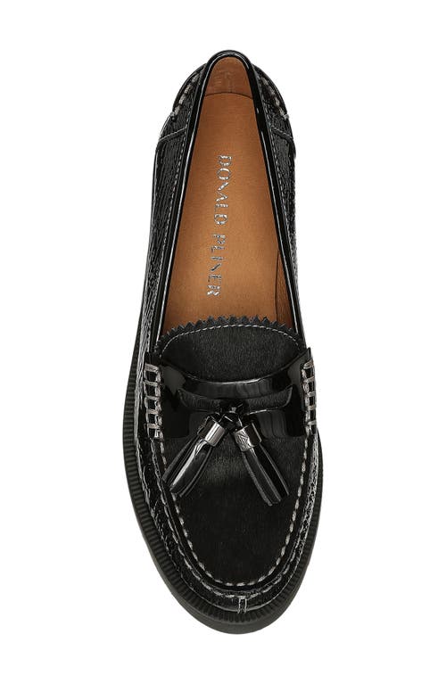 DONALD PLINER DONALD PLINER LENNY GENUINE CALF HAIR TASSEL LOAFER