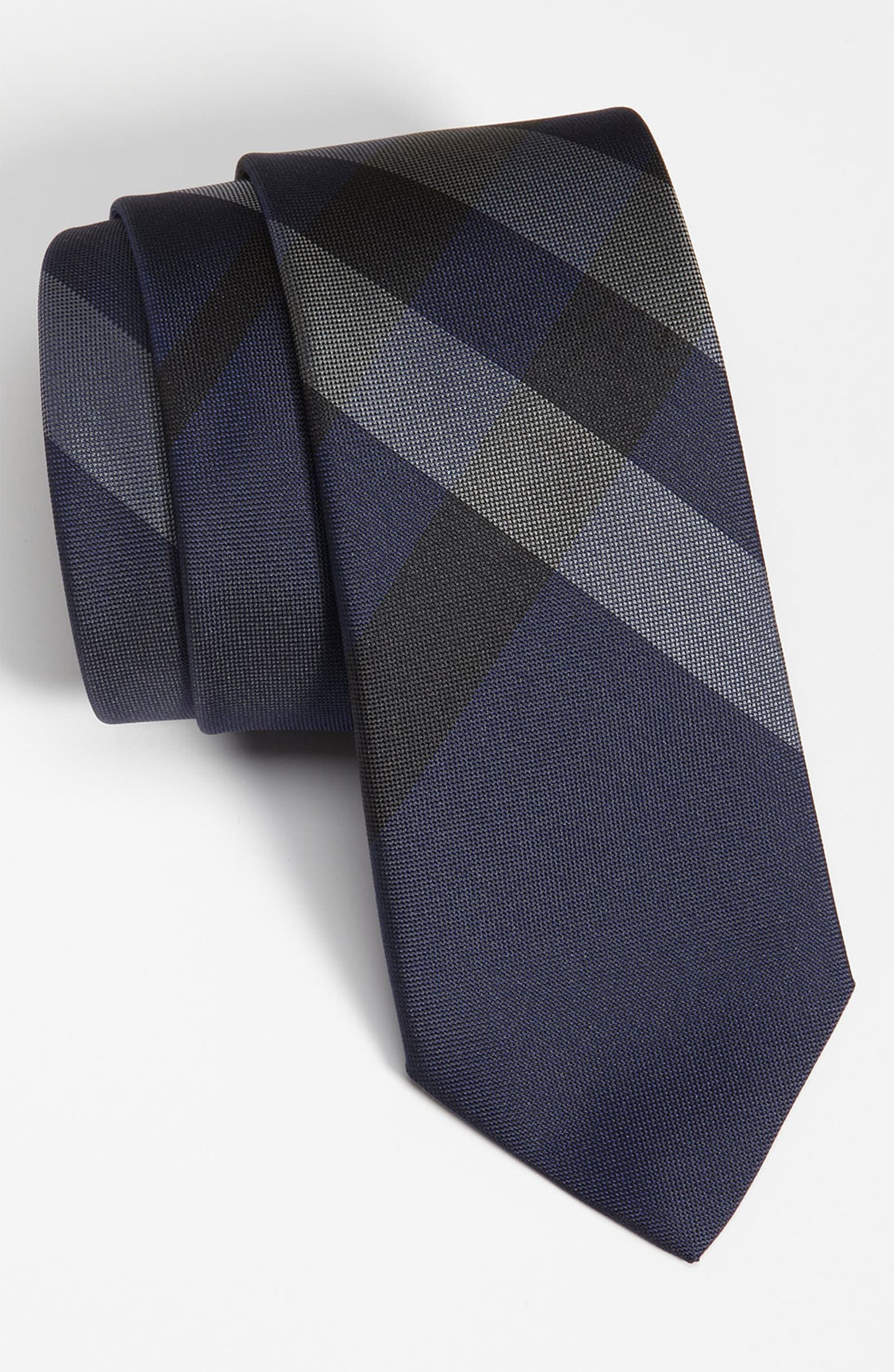slim burberry tie