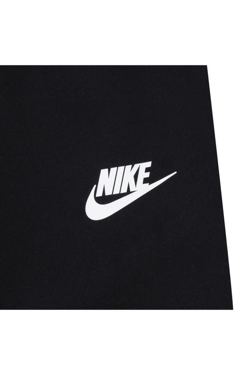 Nike Kids' Futura Block Short Sleeve Shirt & Joggers Set In Black