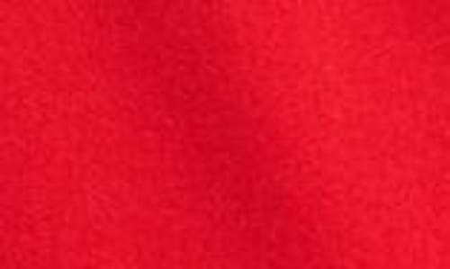 Universal Standard Balloon Sleeve Faux Wrap Crepe Jersey Top In Vermilion Red