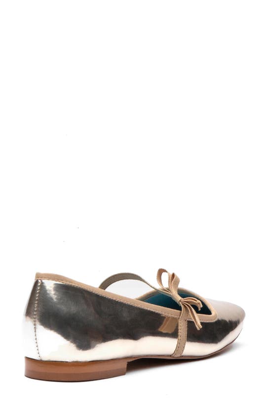 Frances Valentine Square-toe Mary Jane In Platino Platino