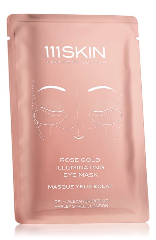 Rose Gold Illuminating 8-Piece Eye Mask Box