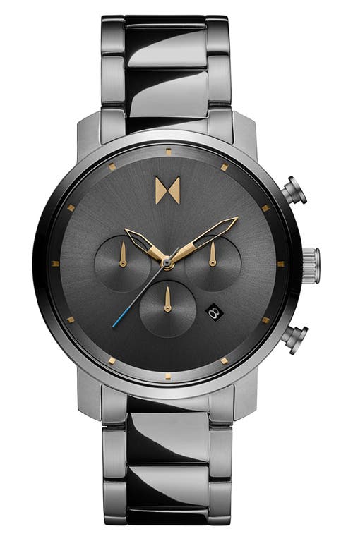 MVMT Chronograph Bracelet Watch, 45mm in Black at Nordstrom