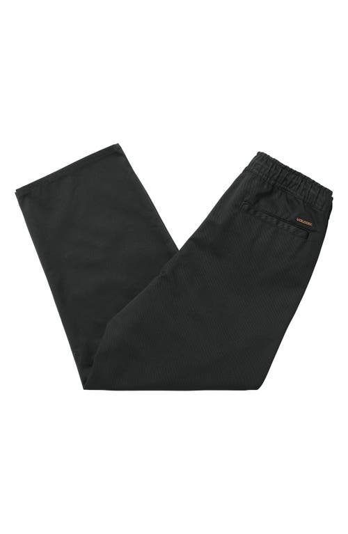 Volcom Kids' Freazy Elastic Waist Pants in Black 