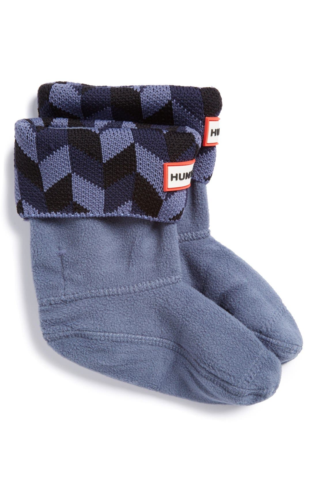 Hunter 'Geometric Dazzle' Welly Socks (Walker, Toddler, Little Kid