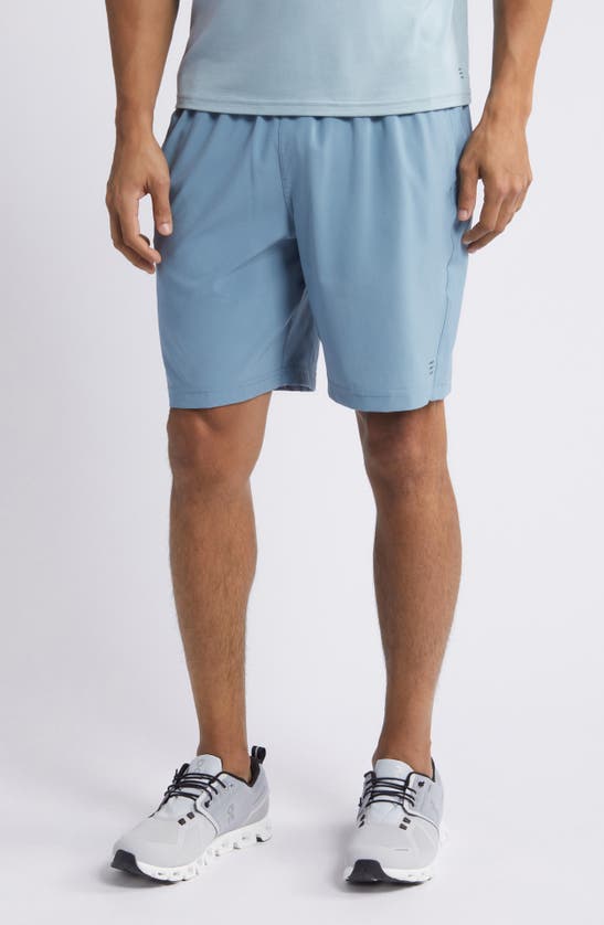 Shop Free Fly Breeze Shorts In Blue Fog