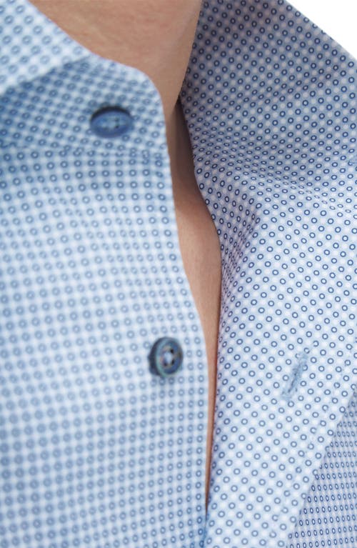 Shop Bugatchi James Ooohcotton® Button-up Shirt In Air Blue