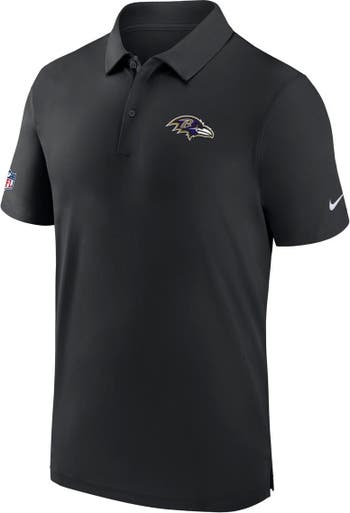 Nike Men's Nike Black Baltimore Ravens Sideline Coaches Performance Polo