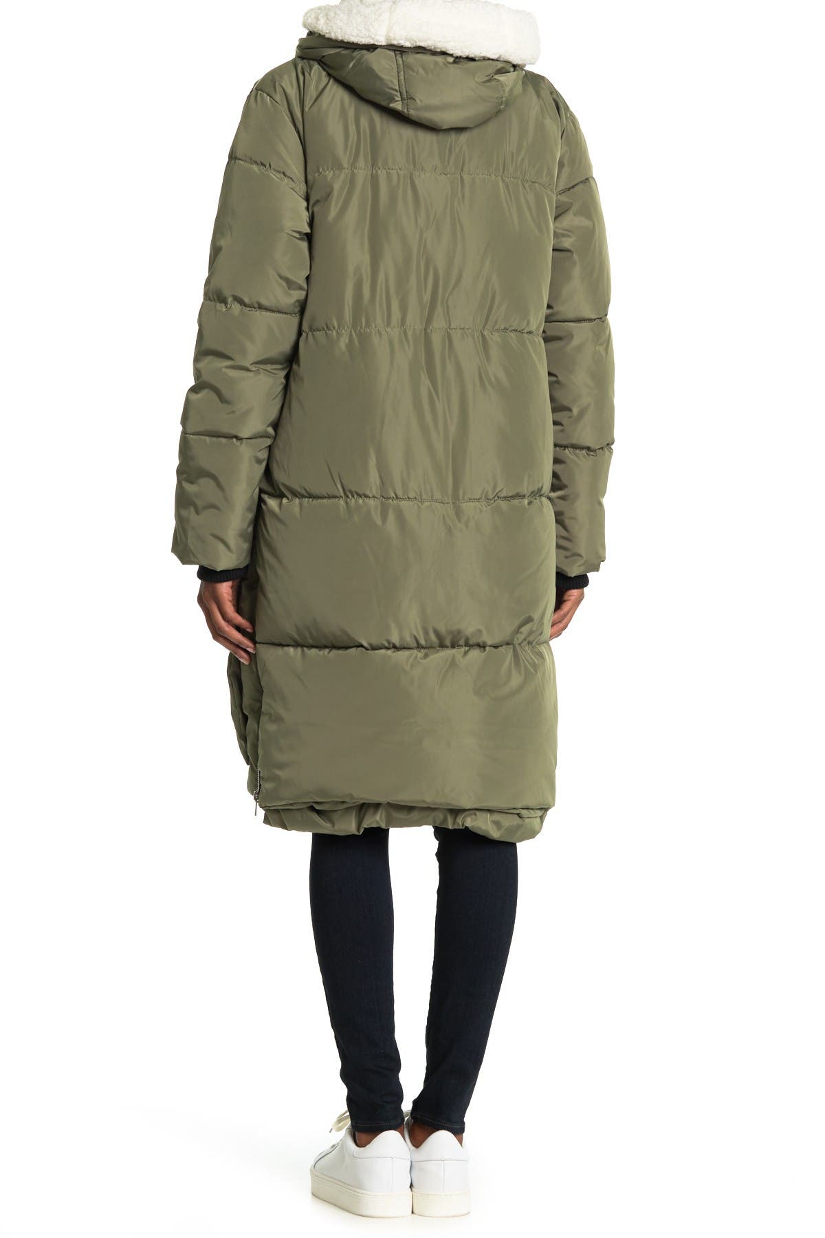 Bagatelle | Faux Shearling Long Parka Jacket | Nordstrom Rack