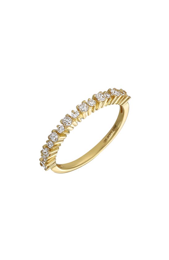 Shop Bony Levy Aviva Stackable Diamond Ring In 18k Yellow Gold