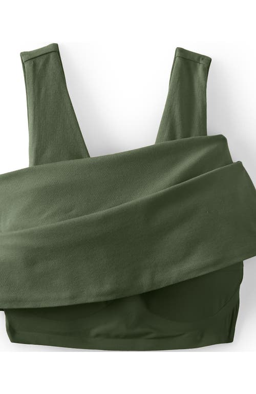 Shop Lands' End Slender Tank Top In Estate Green