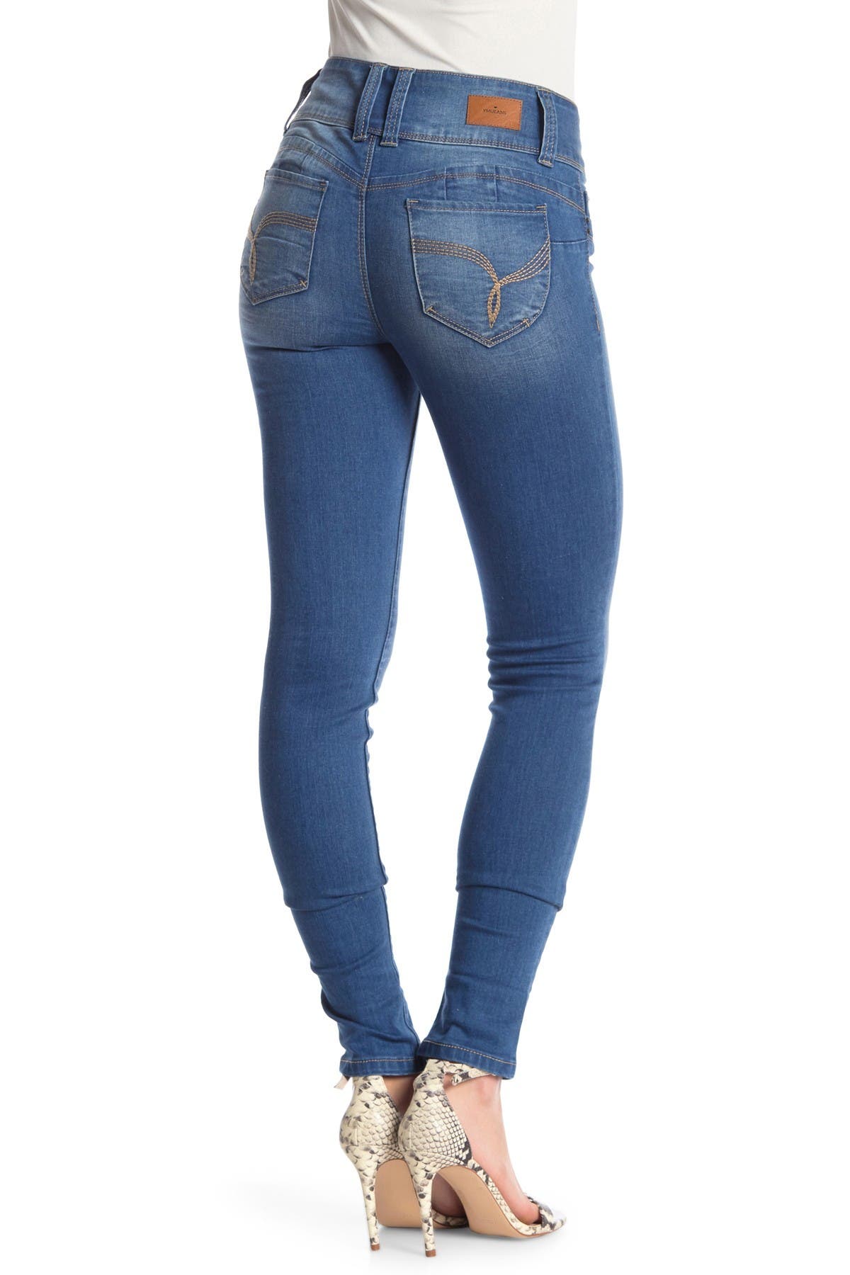 ymi mid rise skinny jeans