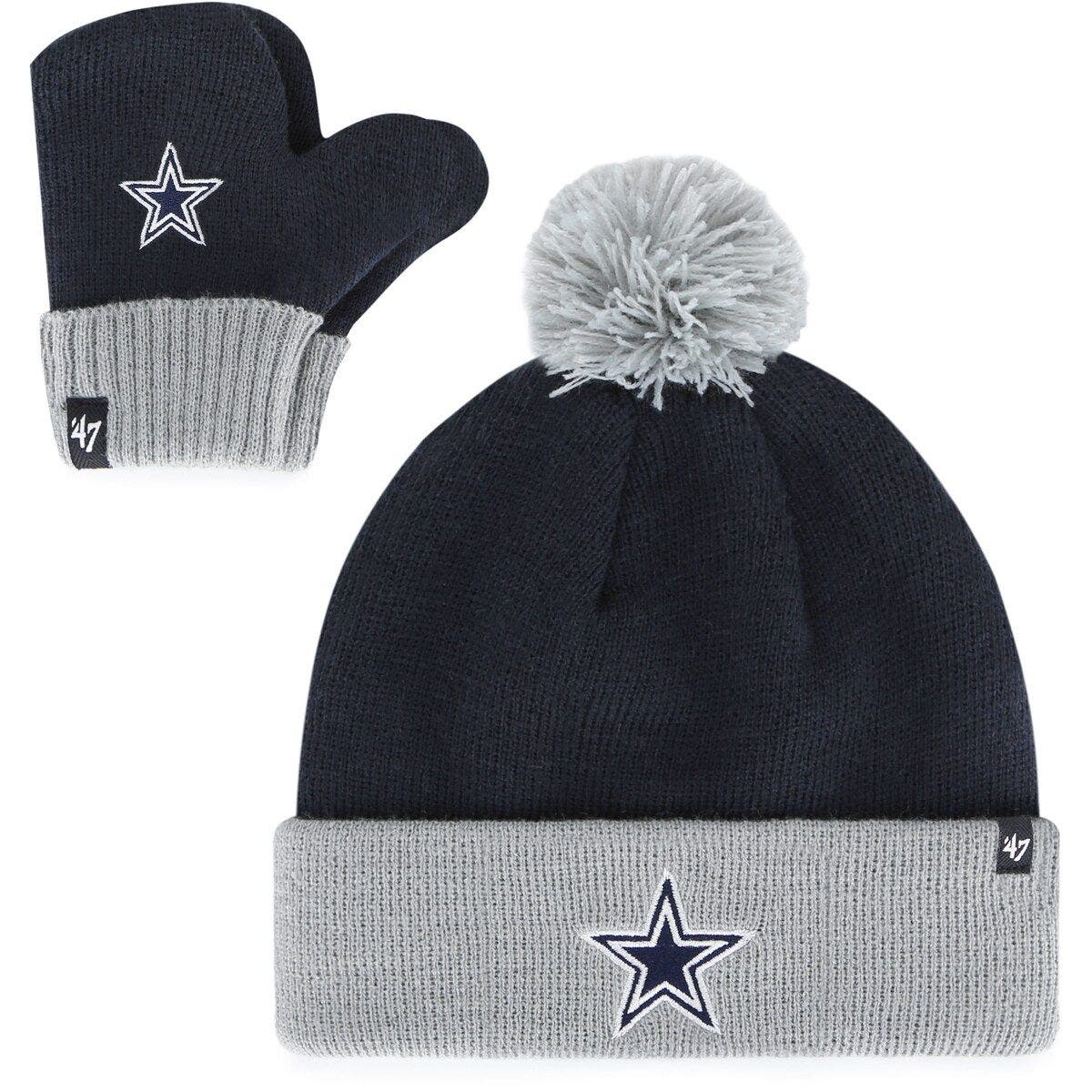 dallas cowboys hat and gloves