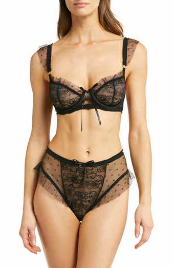 Out From Under Coquette Lace Mesh High-Waisted Thong