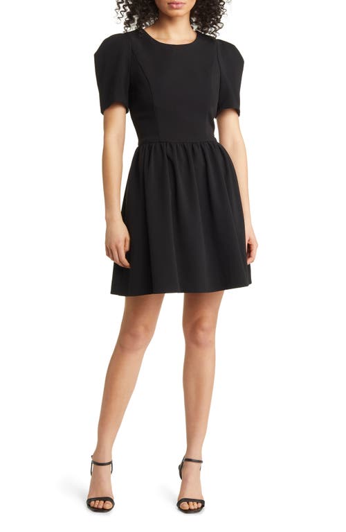 Black Halo Chadwick Babydoll Minidress at Nordstrom,