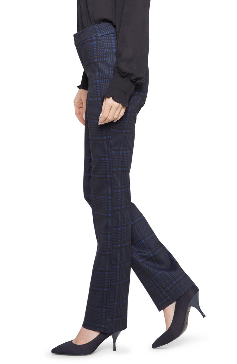 NYDJ Plaid Slim Ponte Trousers | Nordstrom