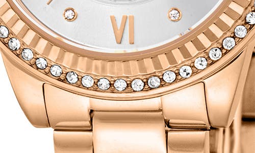 Roberto Cavalli Crystal Bracelet Watch, 30mm In Rose Gold