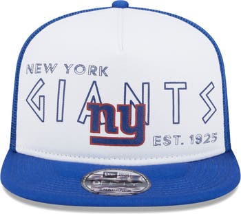 Men's New Era Royal/Red York Giants Headline 9FIFTY Snapback Hat