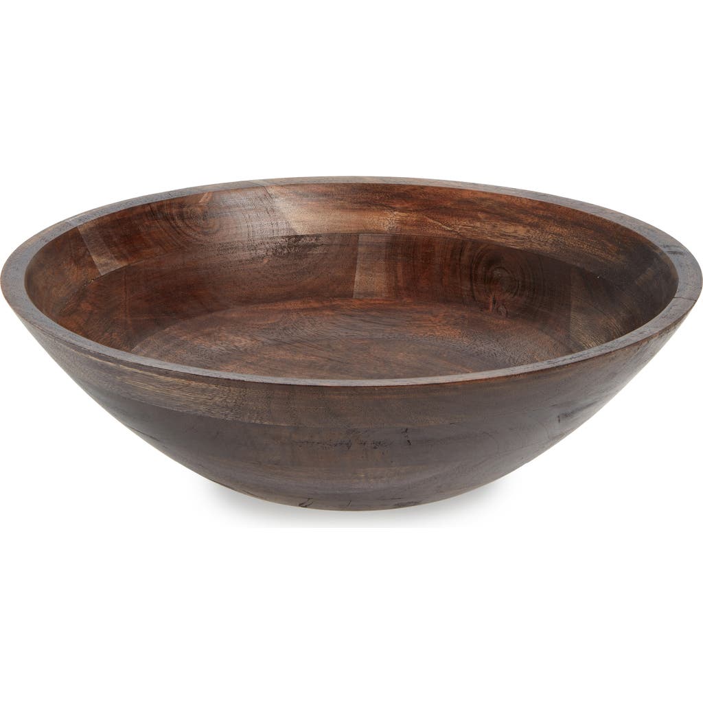 Nordstrom Acacia Wood Serving Bowl In Ebony Wash Acacia