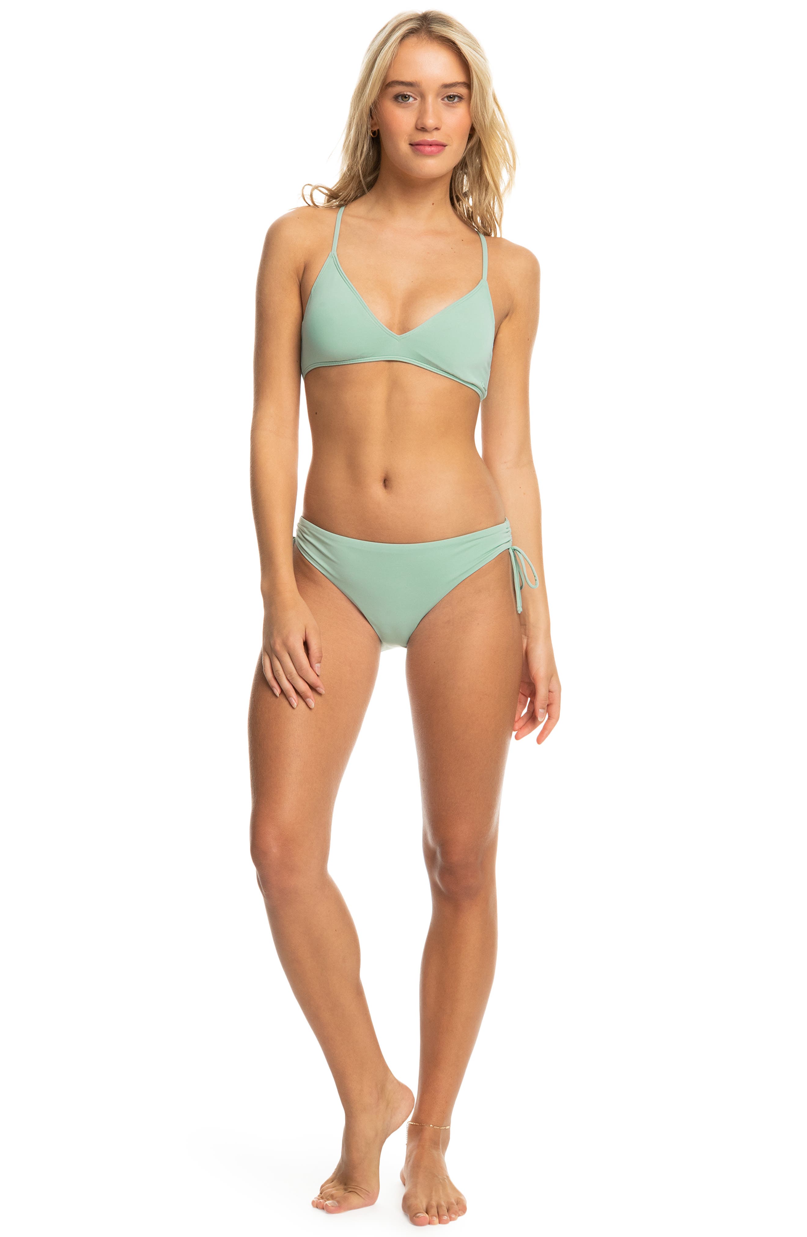 Lilly Bralette Bikini Top in Sunset Hibiscus