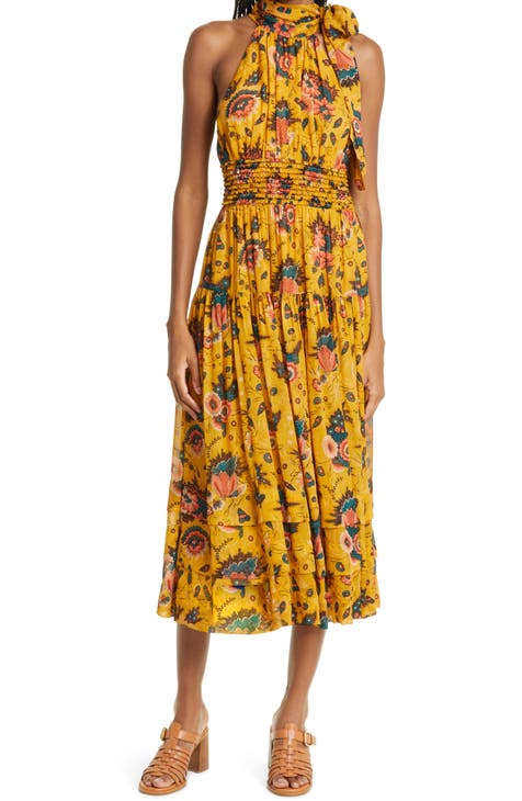 Style of Sam, Ulla Johnson silk floral dress