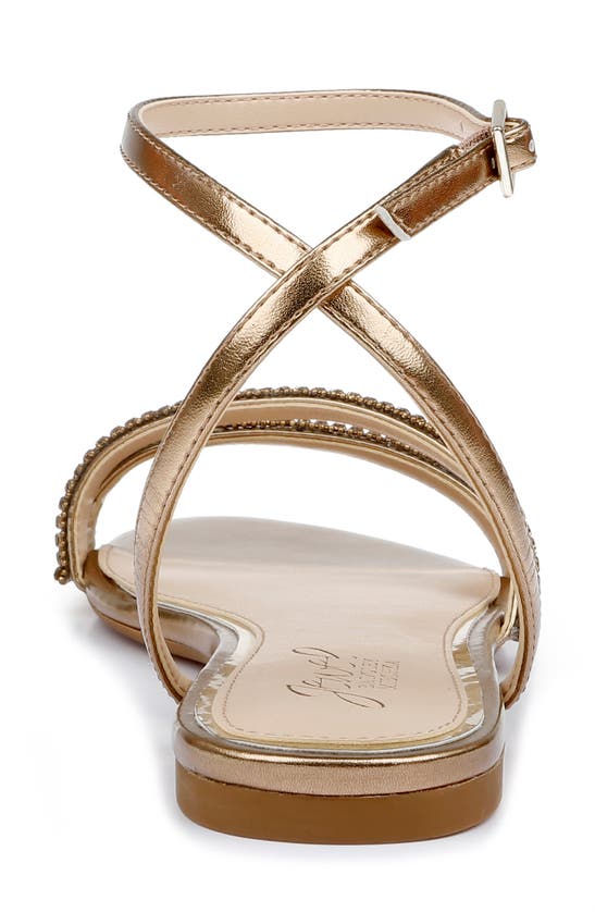 Jewel Badgley Mischka Roslyn Ankle Strap Sandal In Bronze