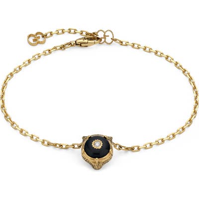 Gucci Le Marche Des Merveilles Feline Head Reversible Bracelet