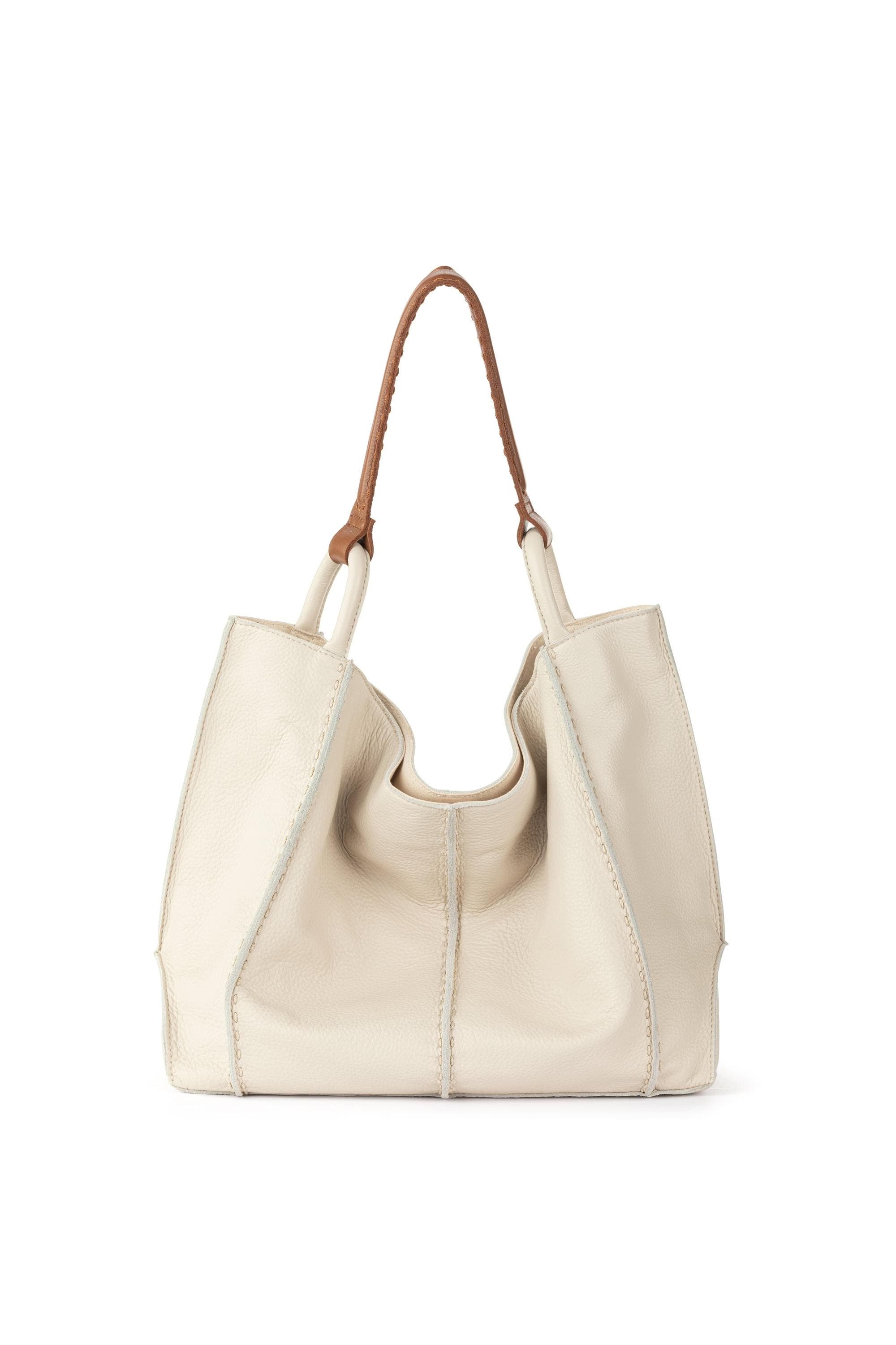 The Sak Women's Los Feliz Leather Tote Bag In Stone