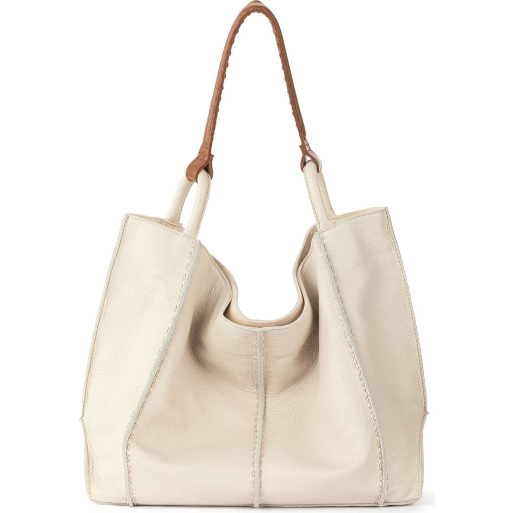 The Sak Women's Los Feliz Leather Tote Bag In Stone