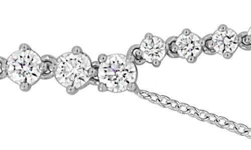Bony Levy Audrey Diamond Linear Drop Necklace In 18k White Gold