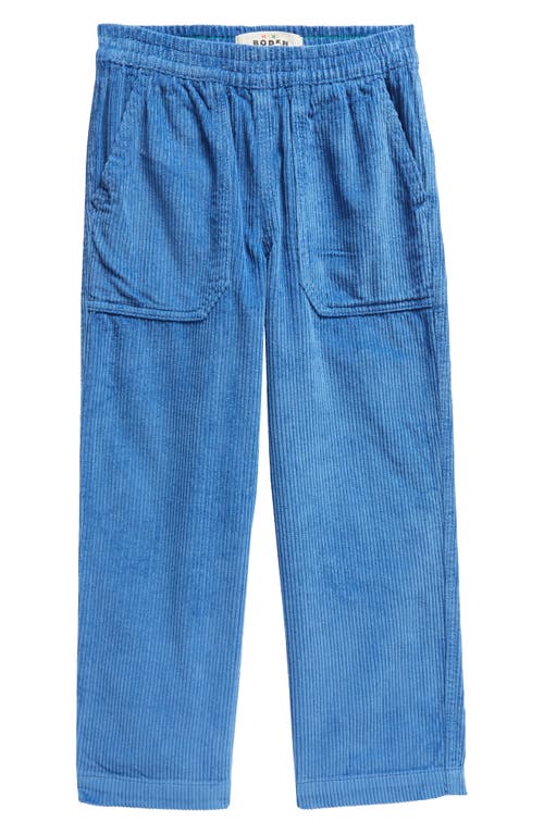 Mini Boden Kids' Chunky Cotton Corduroy Pants in Delft Blue at Nordstrom, Size 7Y