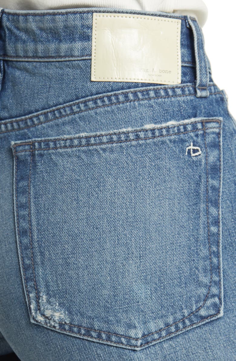 rag & bone Dre Raw Hem Low Rise Baggy Boyfriend Jeans, Alternate, color, 